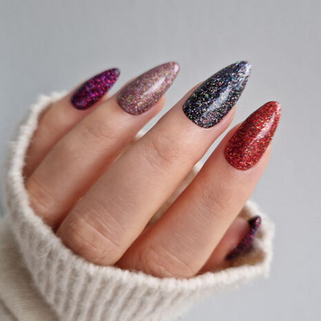 Lecenté Holographic Multi Glitz Glitter Foxtrot3